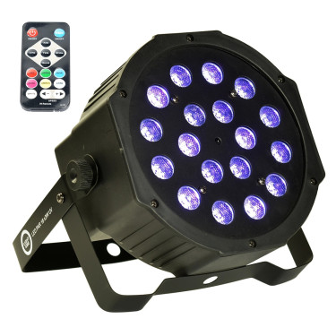 UV PAR ultrafioletowy Reflektor na wynajem 18x3W UV Light4me LED