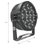 Par 14x10 Light4me RGBW na wynajem reflektor sceniczny LED