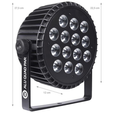 Alu Quad Par 14x10W Light4me na wynajem RGBW reflektor