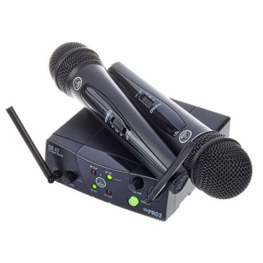 System bezprzewodowy na wynajem AKG WMS 40 MINI Dual Vocal