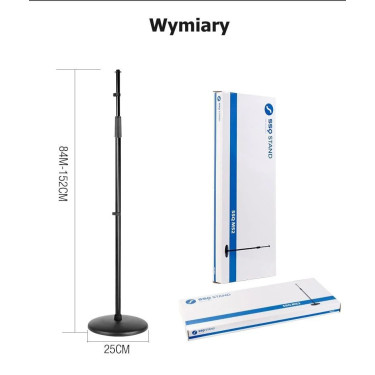 Prosty Statyw Mikrofonowy na wynajem SSQ MS2